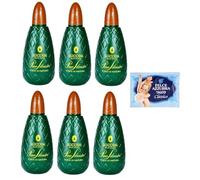 Felce Azzurra Pino Silvestre Bath Foam Forte di Natura Bagnoschiuma - Gel de ducha (6 unidades, 1000 ml, incluye 1 paquete de polvo de talco FELCE AZZURRA, bolsa de 100 g)