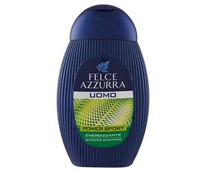 Felce Azzurra - Power Sport Shower, Champú de ducha energizante para hombre, 250 ml, paquete de 6