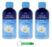 Felce Azzurra Profumatore per Bucato Pura Freschezza - Ambientador para el hogar (3 unidades, 220 ml, incluye llavero Beni Culinari gratuito)