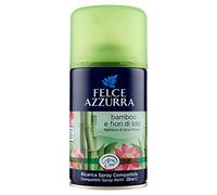 Felce Azzurra - Recarga ambientador en spray de bambú y flores de loto para ambientadores de habitación, difusor automático, aroma instantáneo a largo plazo, fragancia de 250 ml