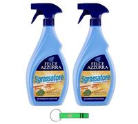 FELCE AZZURRA Sgrassatore Multiuso - Desengrasante en spray con desengrasante (750 ml, incluye llavero Beni Culinari gratuito)