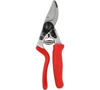 FELCO 10 tijeras de podar giratorias para zurdos, manos grandes, 25 mm | Mango giratorio para zurdos que reduce la fatiga en podas largas. Cabezal inclinado, gran confort. Swiss Made.