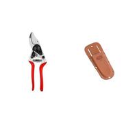 FELCO 14 Tijera de Podar Profesional Compacta Bypass 18 mm para Manos Pequeñas con Funda de Transporte FELCO 910 para Protección