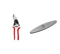 FELCO 14 Tijera de Podar Profesional Compacta Bypass 18 mm para Manos Pequeñas con Piedra de Afilar Diamantada FELCO 903 para Corte Preciso