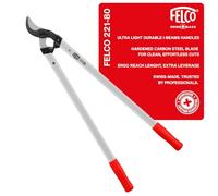 FELCO 201-80 Tijeras de podar de dos manos con 80 cm de longitud total, cabeza de corte tirante