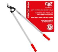 FELCO 221-90 Tijeras de podar de dos manos con 90 cm de longitud total, cabeza de corte tirante
