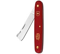 FELCO 3.90 20 navaja de injertar de acero inox con levanta-corteza | Cuchilla curva de acero inox 57 mm con levanta-corteza, para injertar y hacer escudetes con precisión. 35 g. Swiss Made.