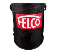 FELCO 483 Bolsa de jardín de tela Oxford - Bolsa de hojas resistente de 150 l con fondo duro, asas laterales, función plegable, bolsa para tijeras de podar