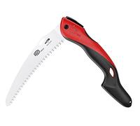 FELCO 603 sierra plegable hoja curva 200 mm, mango soft touch, corte 100 mm, ambidiestra, para arboricultura y poda