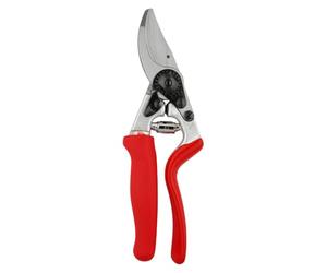 FELCO 7 tijeras de podar giratorias para diestros, manos grandes, 25 mm | Mango giratorio que reduce la fatiga en podas largas. Cuchilla de acero 45 mm, aluminio forjado. Swiss Made.