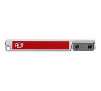FELCO 906 Herramienta de afilado (piedra de carburo, piedra de afilar para tijeras de jardín, fácil de usar, tamaño compacto, mango de aluminio fundido, carburo de tungsteno, herramienta de afilado)