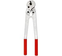 FELCO C12 Tijeras para cables (longitud 50 cm, corte Ø 12 mm, cortacables con corte triangular para cortes limpios, cuchillas de acero de calidad, mangos ligeros)