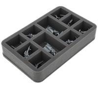 Feldherr Bandeja de Espuma Compatible con Empire of Man - 10 Compartimentos - Almacene y Transporte con Seguridad hasta 10 Modelos - HS050A166