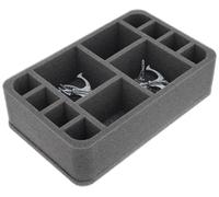 Feldherr Bandeja de Espuma Compatible con Reinos de Altos Elfos - 12 Compartimentos - Almacena y transporta hasta 12 Modelos de Reinos de Altos Elfos - HS075A041