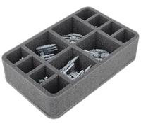 Feldherr Bandeja de Espuma Legiones Astartes - 12 Compartimentos - Almacene y Transporte con Seguridad hasta 12 Modelos - HS070A066