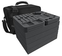 Feldherr Bolsa Maxi Plus Compatible con 128 Botes de Pintura Citadel (12 ml / 18 ml / 24 ml) + Herramientas