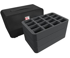 Feldherr Bolsa Mini Plus Compatible con 48 Botes de Pintura Citadel (12 ml / 18 ml / 24 ml)