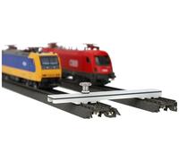 Feldherr Calibre de distancia de carril N 20-100 mm regulable sin niveles | Herramienta de precisión para pista de modelo 1:160 | Centro de vía a centro de vía | 128 x 18 x 20 mm