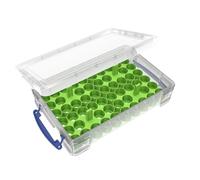 Feldherr Conjunto de Estante para Pinturas Compatible con Cajas de 4l Realmente útiles - 56 Botes de Pintura Citadel (18 ml / 24 ml), Color:Green, Really Useful Boxes:Box 4 l Included