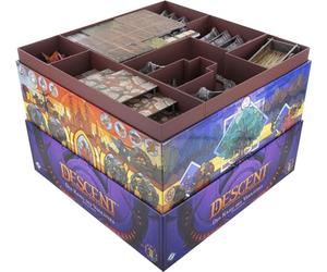 Feldherr Espuma Set + Organizer Compatible con Descent: Legends of The Dark - The Betrayer's War Caja del Juego de Mesa- Ordenar y Proteger miniaturas + contenidos del Juego