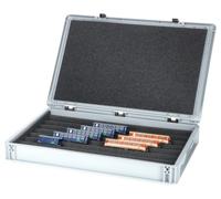 Feldherr Euro Box Zugliege para maqueta ferroviaria H0e 7 compartimentos para locomotoras, vagones y vehículos ferroviarios - almacenamiento, transporte y escaparate