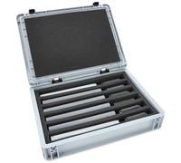 Feldherr Eurobox 40 x 30 cm Set para modelismo ferroviario - Escala TT - 6 Compartimentos con Inserto de Espuma para Almacenamiento Vertical y Transporte Compacto de locomotoras y vagones