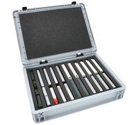 Feldherr Eurobox 40 x 30 cm Set para modelismo ferroviario - Escala Z - 11 Compartimentos - Inserto de Espuma para Almacenamiento Vertical - Transporte Compacto para locomotoras y vagones