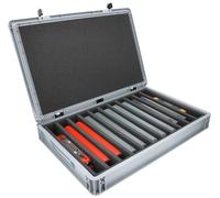 Feldherr Eurobox 60 x 40 cm Set para modelismo ferroviario - Escala H0-11 Compartimentos - Inserto de Espuma para Almacenamiento Vertical - solución compacta para locomotoras y vagones