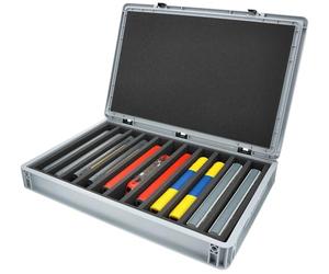 Feldherr Eurobox 60 x 40 cm Set para modelismo ferroviario - Escala H0-11 Compartimentos - Inserto de Espuma para Almacenamiento Vertical - solución compacta para locomotoras y vagones
