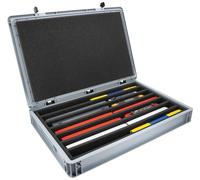 Feldherr Eurobox 60 x 40 cm Set para modelismo ferroviario - Escala H0-7 Compartimentos - Inserto de Espuma para Almacenamiento Vertical - solución compacta para locomotoras y vagones