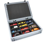 Feldherr Eurobox Set para maquetas de Coches 1:43 - Caja apilable con Inserto de Espuma para 12 vehículos - Tamaño 40 x 30 cm - Protección y Transporte Segura