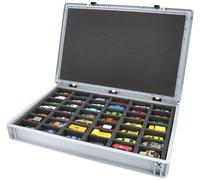 Feldherr Eurobox Set para maquetas de Coches 1:64 - Caja apilable con Inserto de Espuma para 42 vehículos de fundición - Tamaño 60 x 40 cm - Almacenamiento y protección