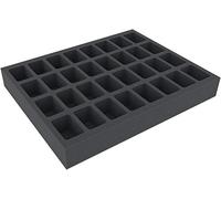 Feldherr FS045A007 Bandeja de Espuma 32 Compartimentos Compatible con Flames of War - Bases Medianas
