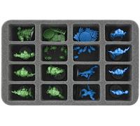 Feldherr HS050BB05 Bandeja de Espuma de 50 mm de tamaño Medio es Compatible con miniaturas de 16 Blood Bowl - Edición 2016