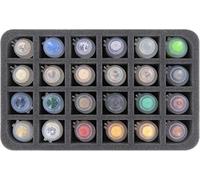 Feldherr HS055WH47BO Bandeja de Espuma es Compatible con Botes de Pintura Citadel (12 ml) - 24 Compartimentos