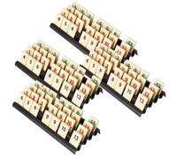 Feldherr Juego de 4 Unidades Rejilla de plástico para Rumikub - 4 Ranuras