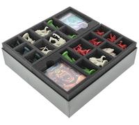 Feldherr Juego de Espuma Compatible con HeroQuest (2021): Junglas de Delthrak - Inserto para la Caja del Juego de Mesa - Protección y organización para miniaturas + Accesorios.