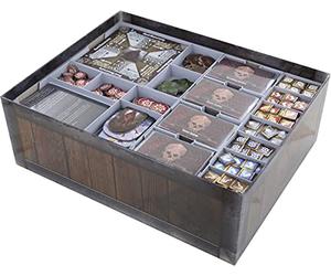 Feldherr Organizador Bandeja de Espuma Compatible con Gloomhaven: Jaws of The Lion - Caja del Juego de Mesa
