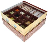 Feldherr Organizador Compatible con Agricola Edición 15 Aniversario - Inserto para Caja de Juego XXL - Tarjeteros para Fundas - Bandejas clasificadoras Resistentes