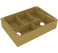 Feldherr Organizador Compatible con Forest Shuffle + Alpine + expansiones adicionales - Inserto para la Caja del Juego Principal - Clasificación más fácil - Preparación más rápida del Juego