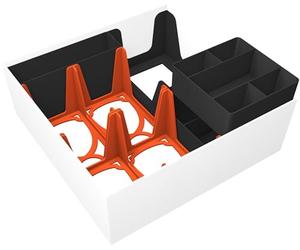 Feldherr Organizer Compatible con God of War: The Card Game - Caja del Juego Principal
