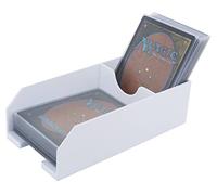 Feldherr portamazos con Compartimento de descarte para un mazo de Cartas en tamaño de Juego de Cartas estándar (Compatible con, por Ejemplo, Magic The Gathering, Force of Will), Color:White