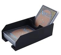 Feldherr portamazos con Compartimento de descarte para un mazo de Cartas en tamaño de Juego de Cartas estándar (Compatible con, por Ejemplo, Magic The Gathering, Force of Will), Color:Black