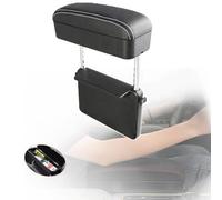 FELEA Coche Apoyabrazos para Ford C-MAX 2007-2016 Apoyabrazos Central Consola Tapizado Caja de Almacenamiento Coche Cuero Interior Accesorios,A