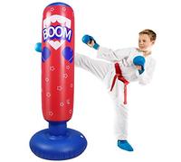 Felenny Saco de boxeo inflable Saco de boxeo de pie libre para fitness que practica alivio del estrés