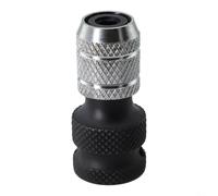 Felicafie Adaptador de enchufe hexagonal de 1/2 pulgada a 1/4 pulgadas, para convertidor de accionamiento de impacto Cr-V para llave, trinquete y taladro, herramienta cuadrada a hexagonal de