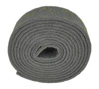 Felicafie Emery - Rollo de estropajo abrasivo de nailon de 6 m x 7/10 cm para fregadero de cocina, cocina, cocina, limpieza de suelos, eliminación industrial de óxido, gris (10 cm x 6 metros)