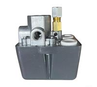 Felicafie Interruptores de presión de compresor de aire de 4 vías 6-8 BAR, 90-120 PSI, 240 V 20 A, montaje vertical horizontal con válvulas de alivio para herramientas de taller y garaje (4 agujeros)