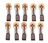 Felicafie Kit de 10 cepillos de motor de carbono CB430 para amoladora angular de 18 V compatible con Makita-BHR200 DGA452 DGA452Z 191971-3, material de metal y carbono