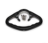 Felicafie Manija del tanque de combustible del pasajero para R1 R3 R6 MT-03 MT-25 FZ8, barra de agarre de motocicleta de aleación CNC con mango de apoyo antideslizante (negro)